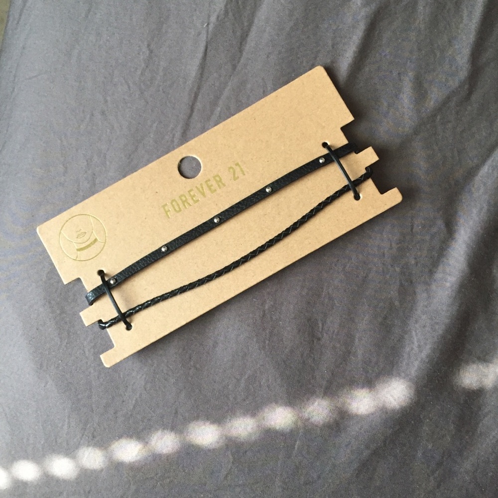 NWT Forever 21 Faux Leather Chokers